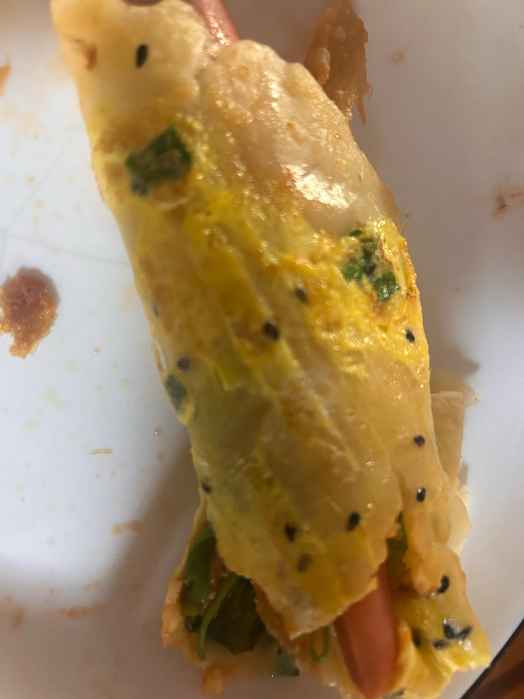 秒杀早餐摊不破皮大煎饼，步骤超详细
