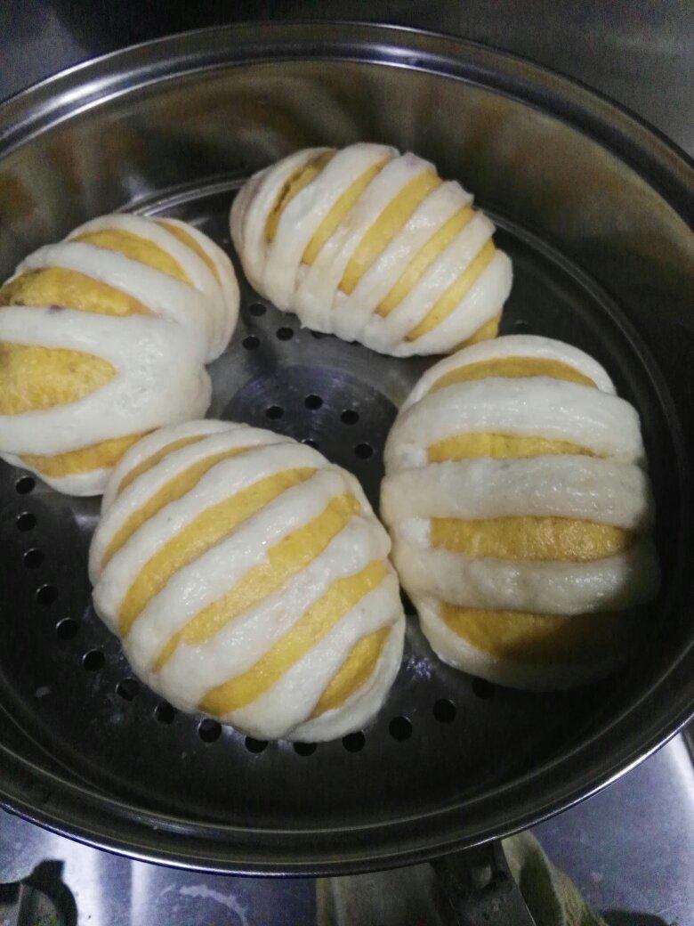 好看又好吃的双色花卷