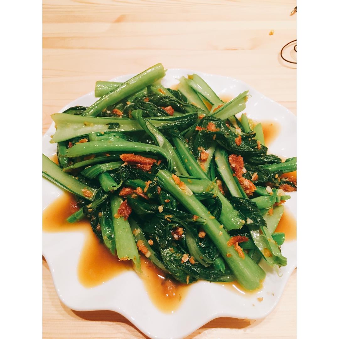 豆豉鲮鱼油麦菜