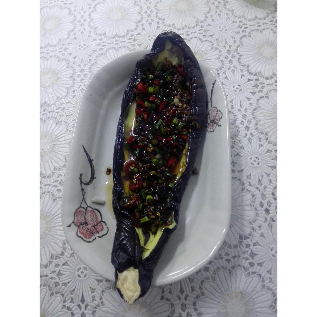 微波炉烤茄子