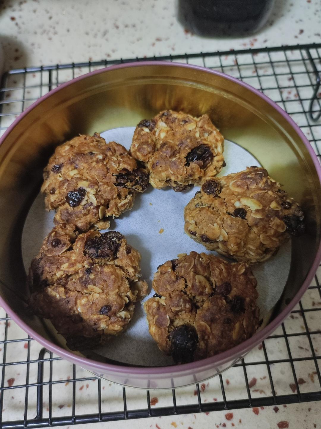 神仙配方📝最好吃的葡萄干燕麦曲奇，没有之一