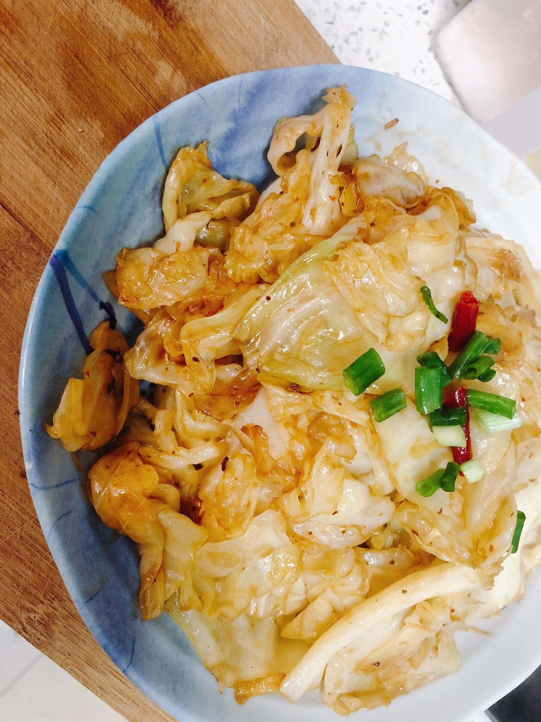 红油火锅底料手撕包菜