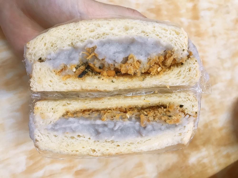 芋泥肉松吐司