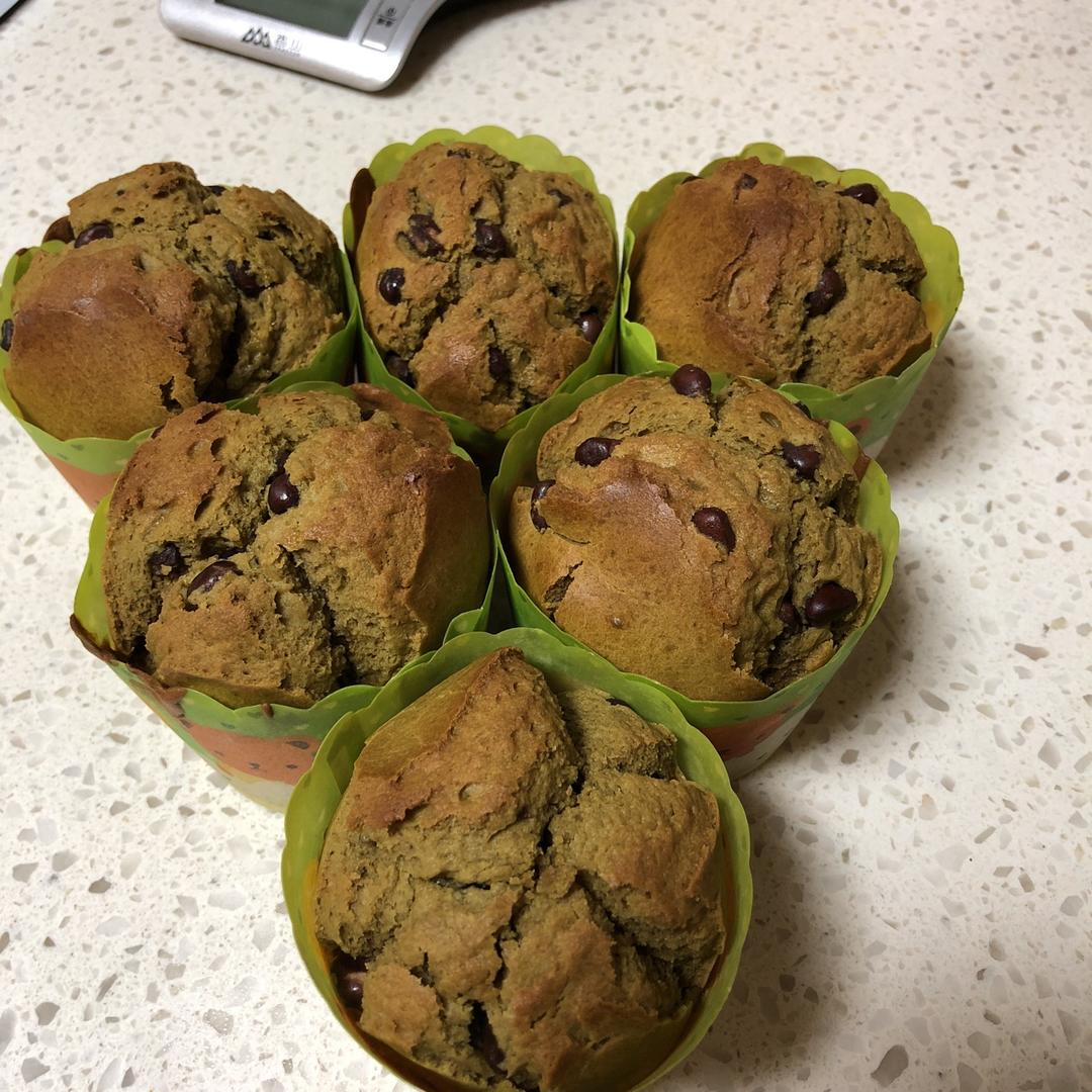 抹茶红豆玛芬