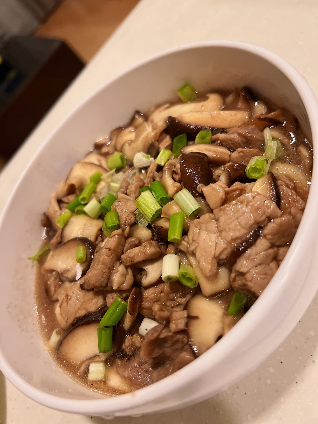 香菇肉片