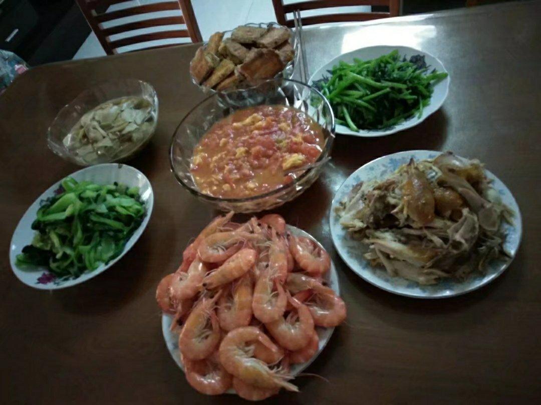 清蒸海虾