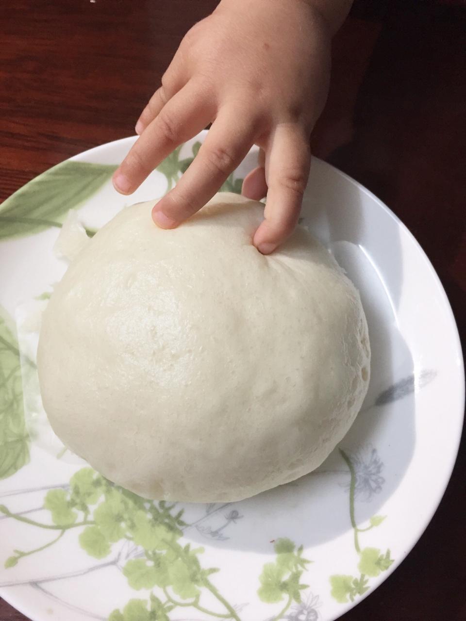 自制无油奶黄包