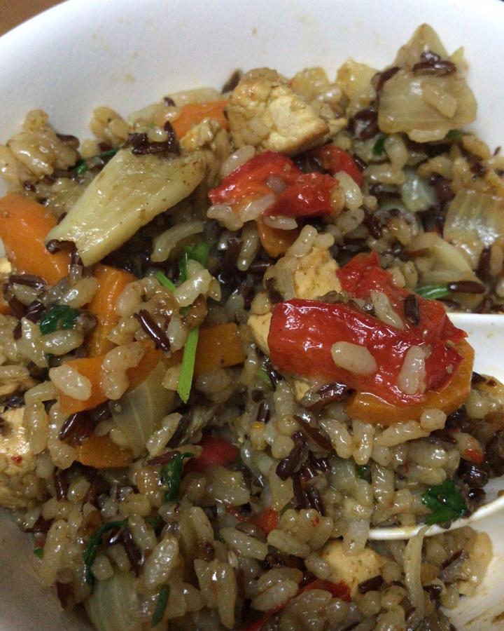 【健康三餐】香喷喷孜然鸡肉闷饭