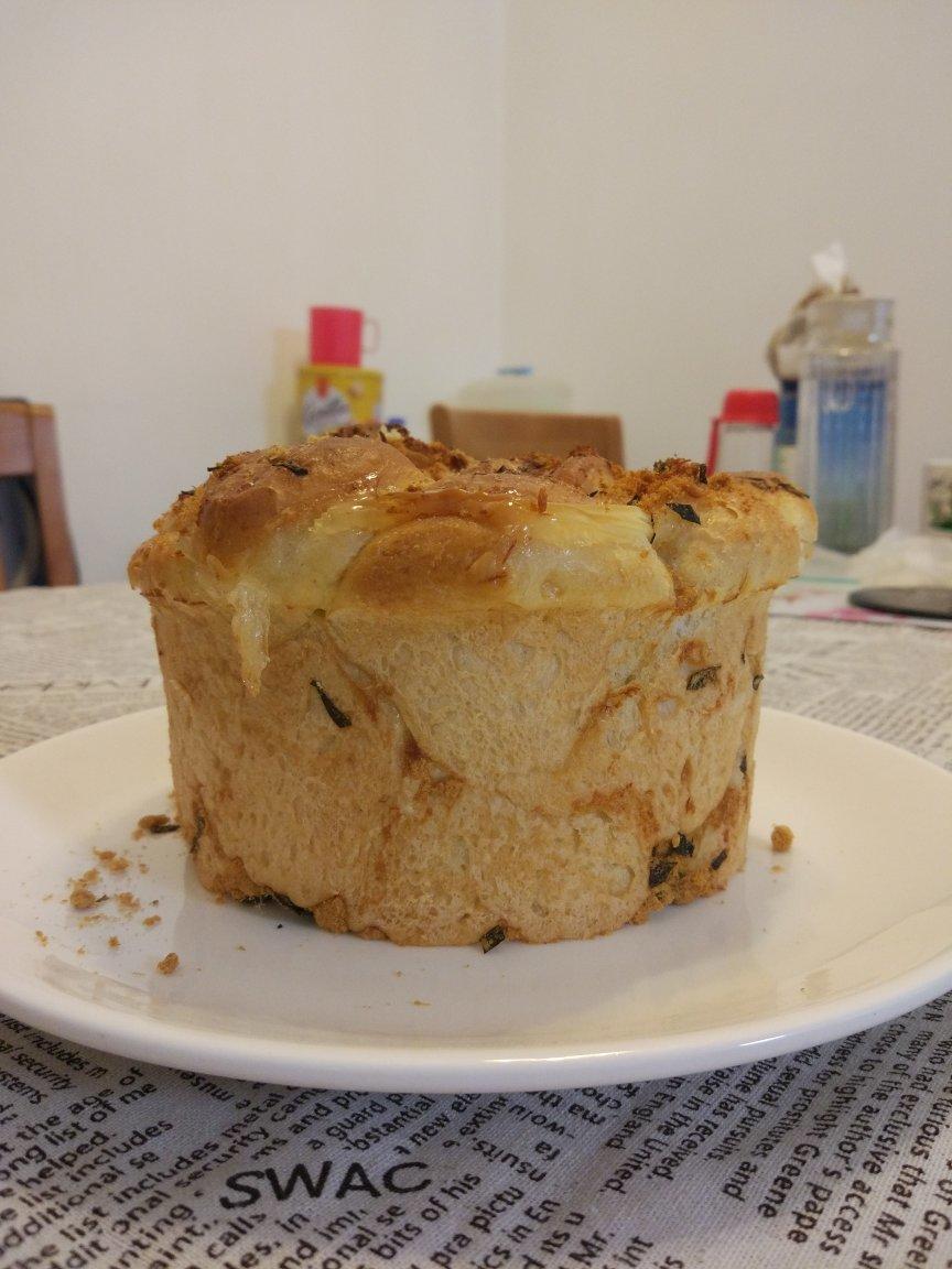 肉松手撕面包—超软会爆浆的面包哟