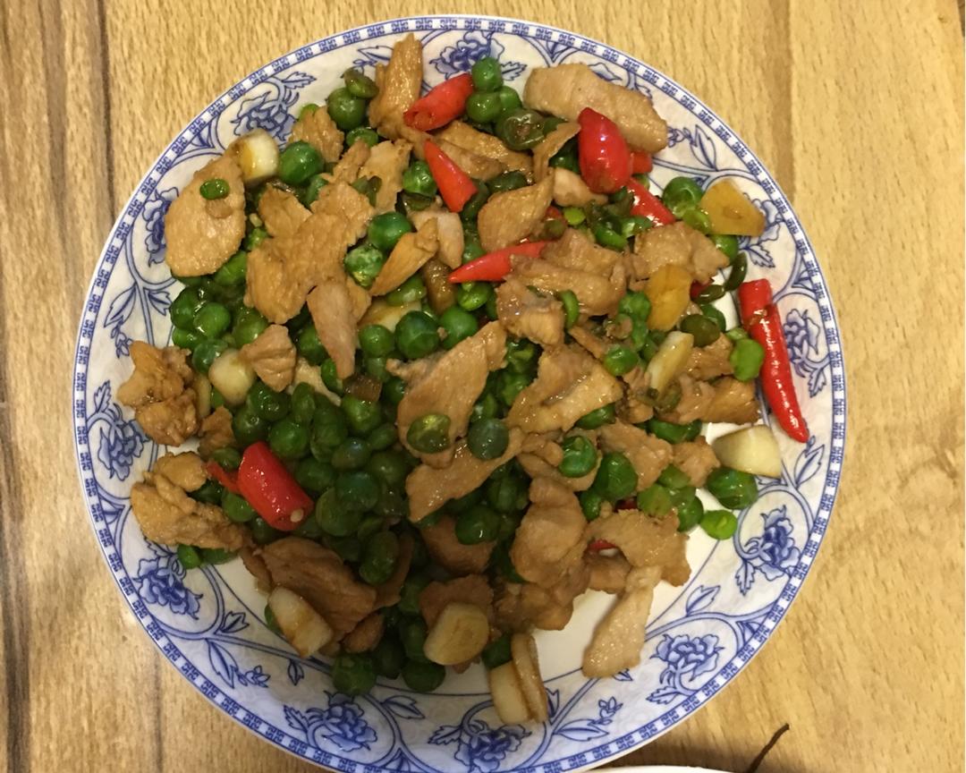 豌豆炒瘦肉