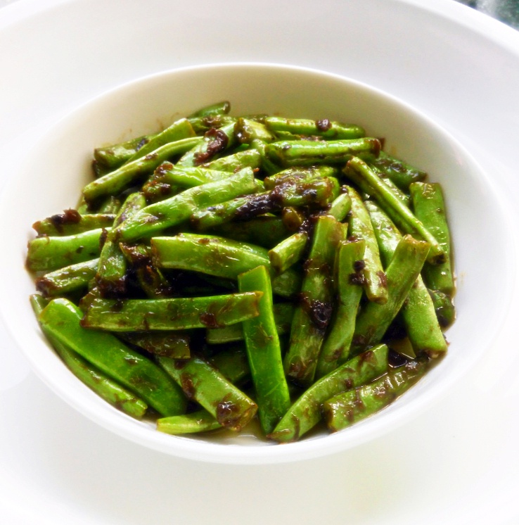 峰风阳扬做的橄榄菜四季豆