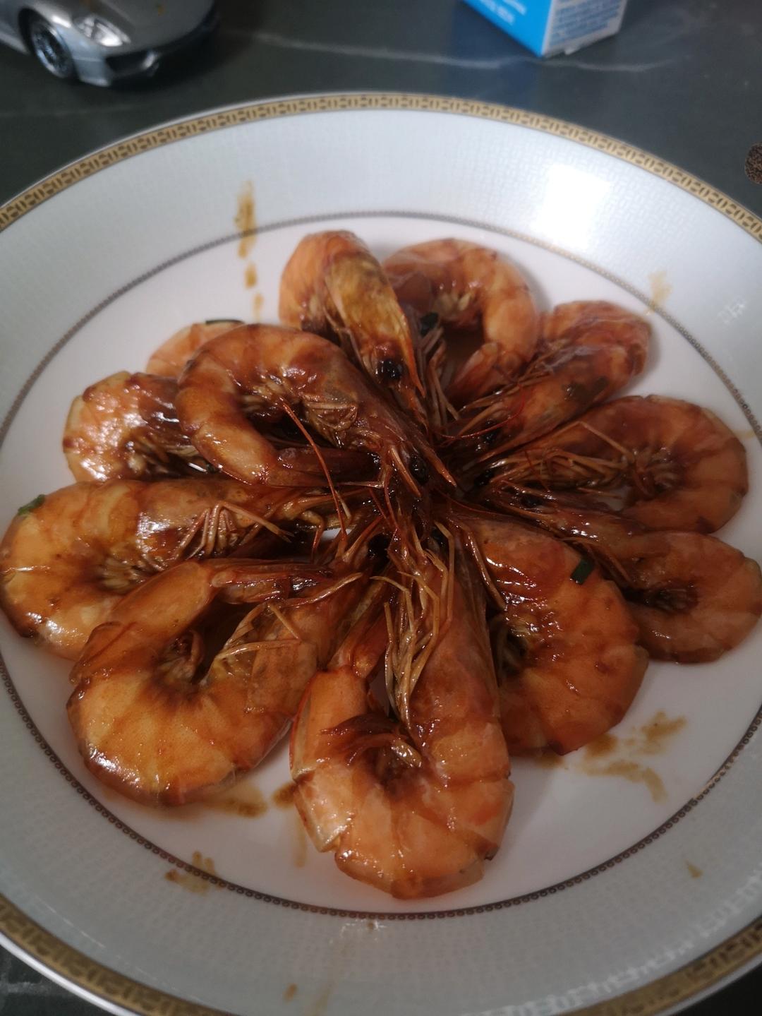 家庭版油焖大虾