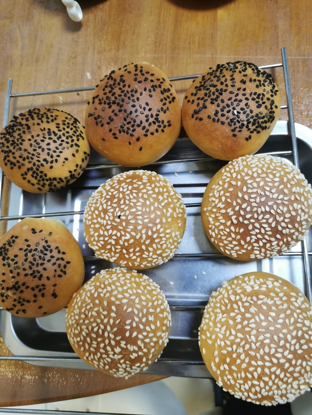 小汉堡胚——没有面包机手揉快速出膜