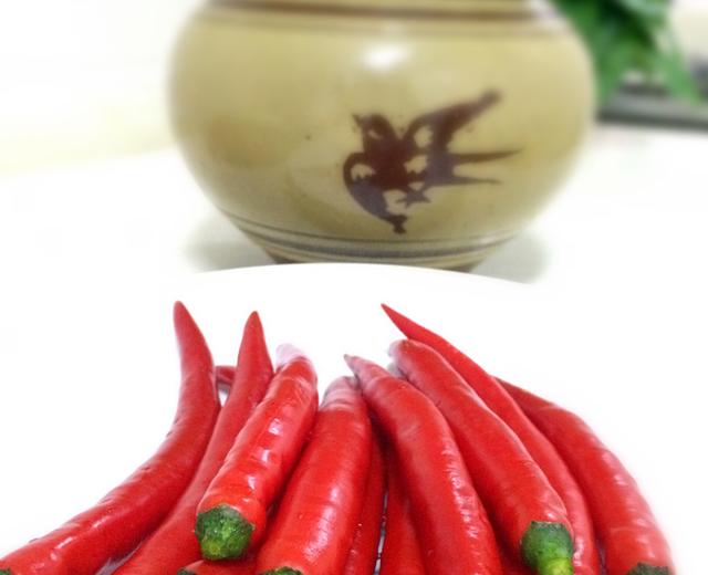 四川泡菜之红海椒的做法