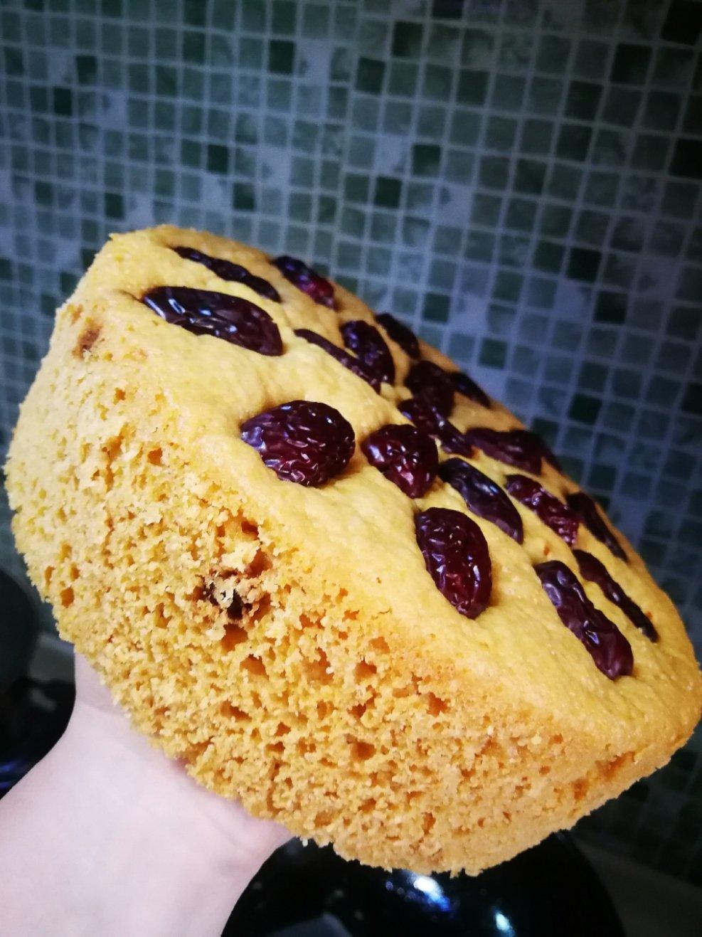 红枣玉米发糕