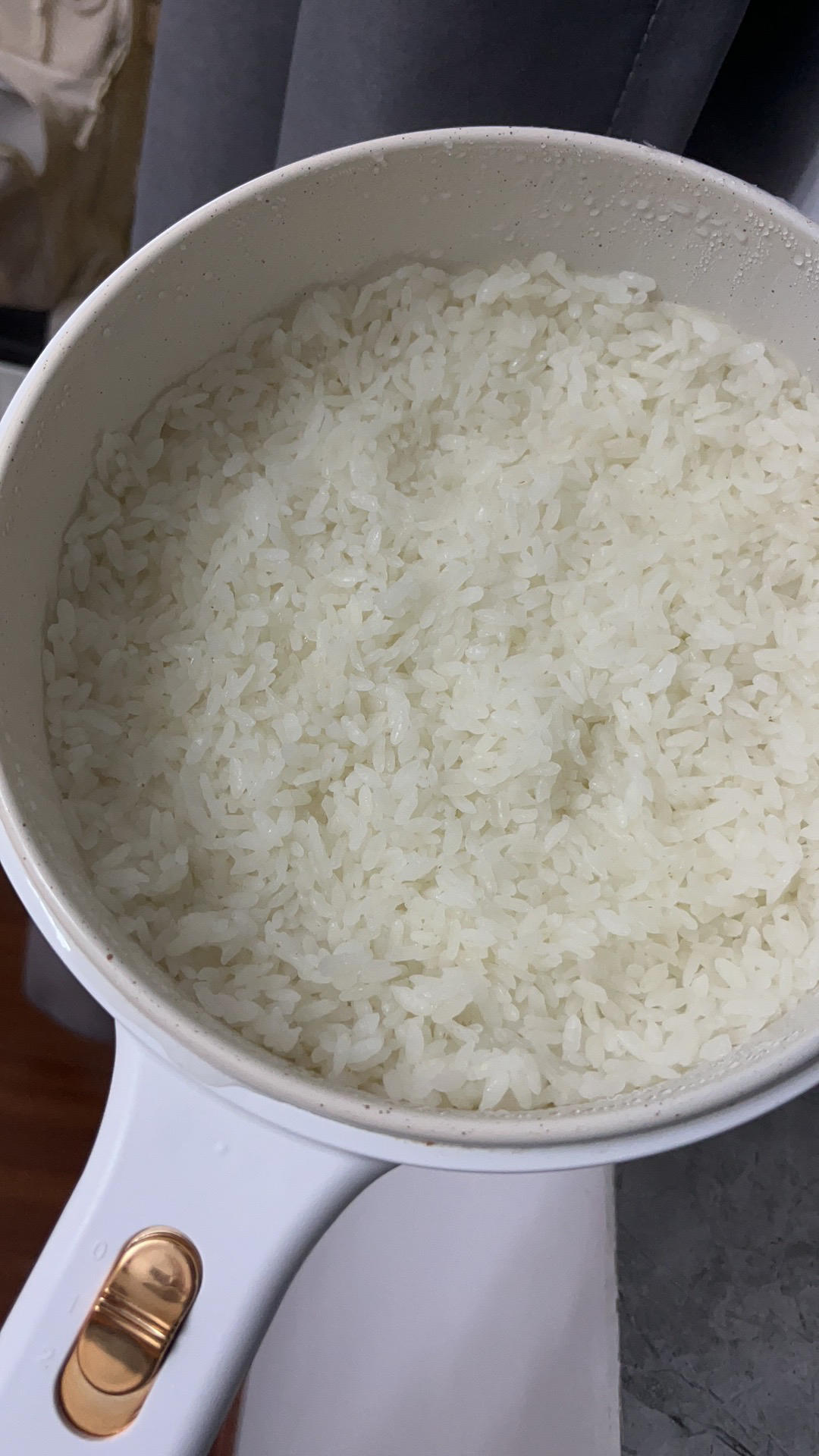 宿舍小电锅煮米饭