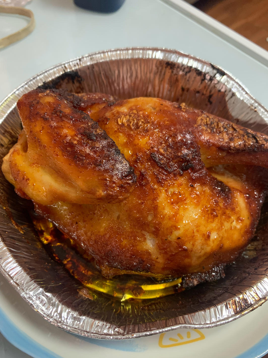 烤鸡「空气炸锅」