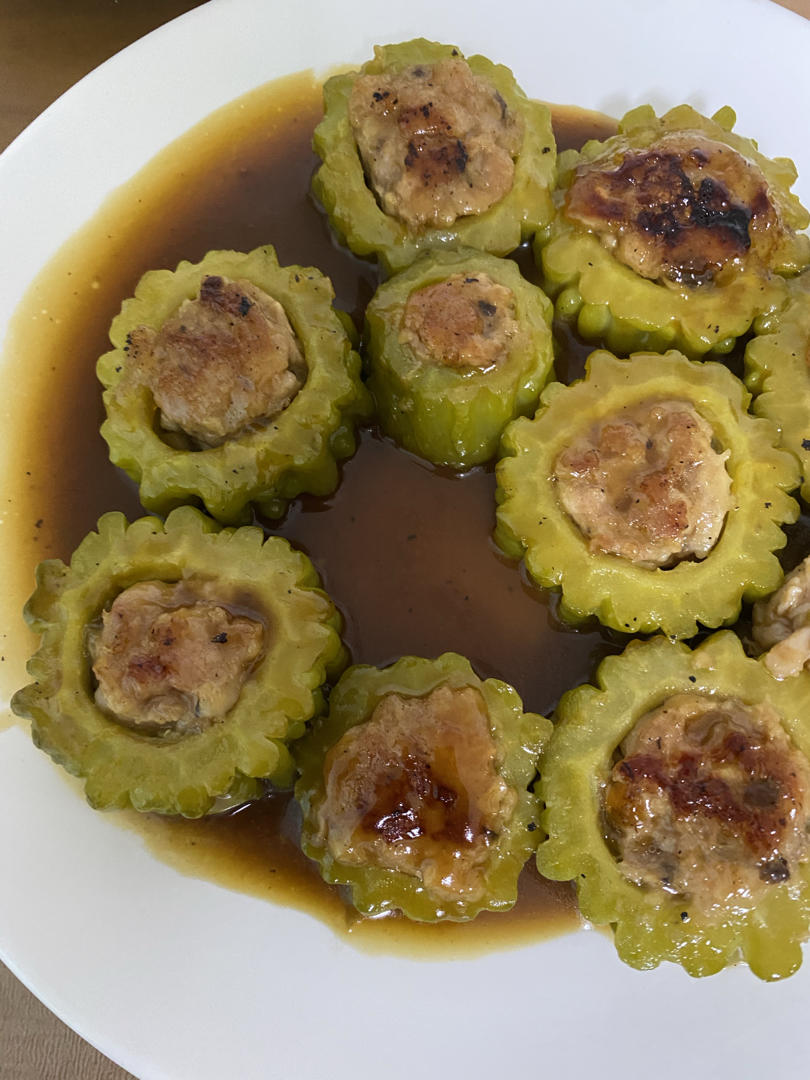 夏日解暑必备家常菜-苦瓜酿肉