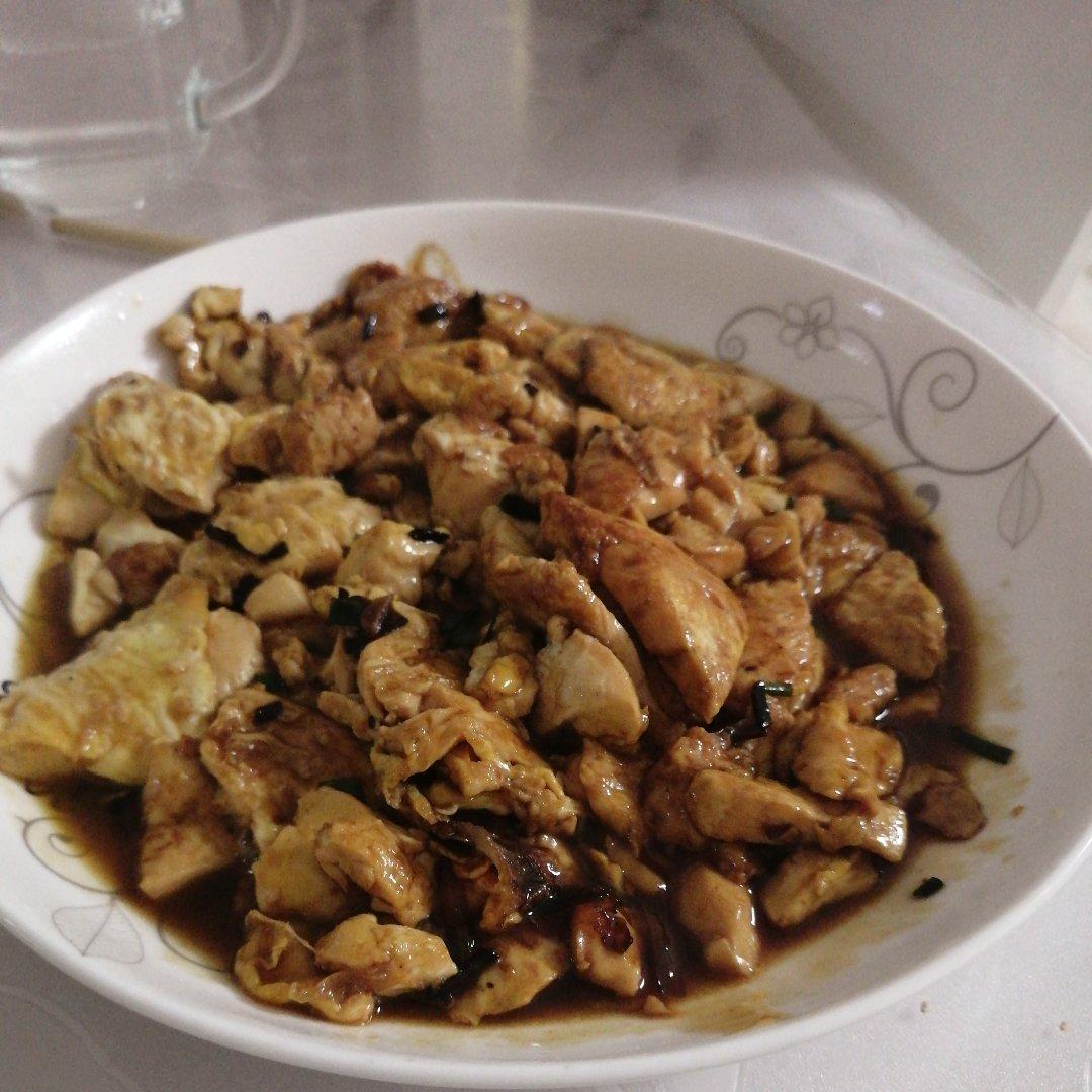 焖煎豆腐
