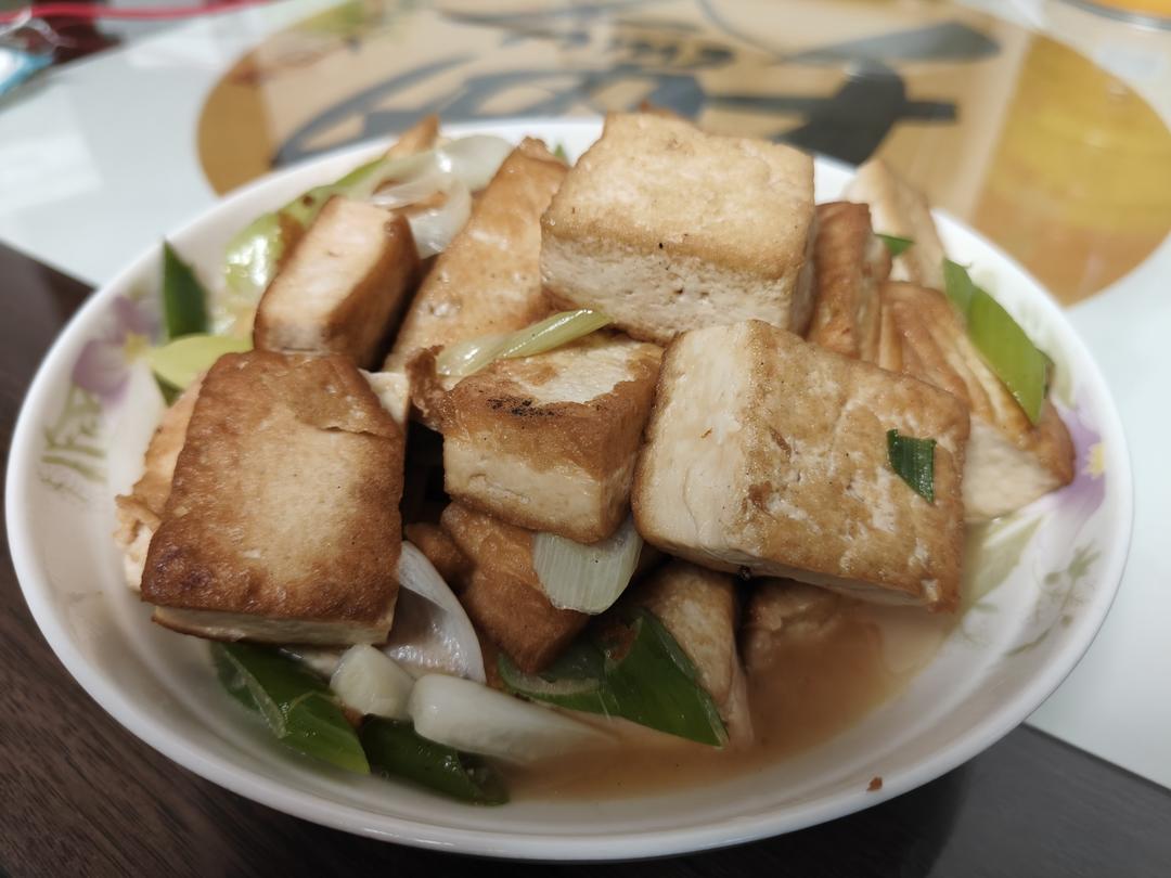 香煎嫩豆腐