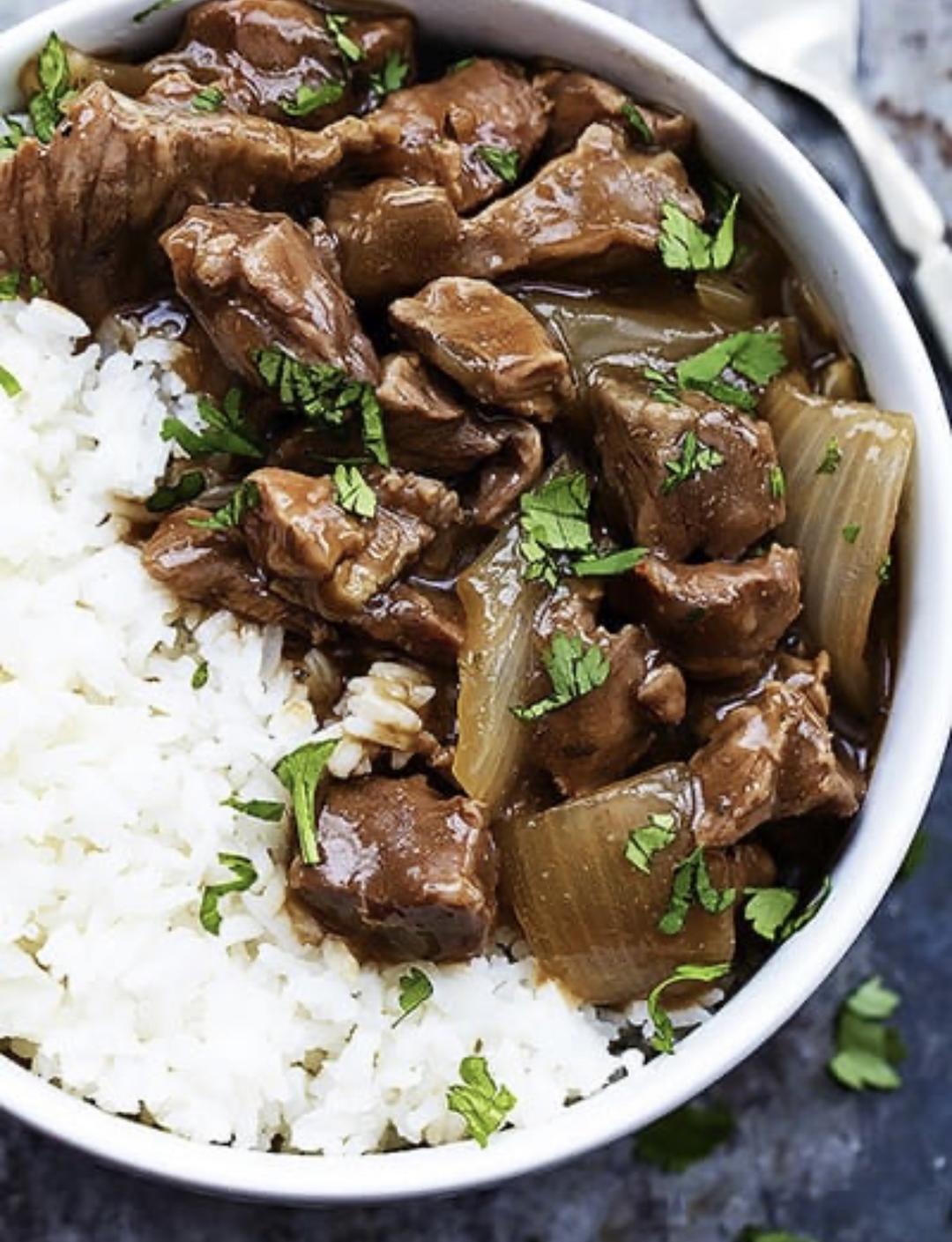 简单日式味噌牛肉盖饭的做法