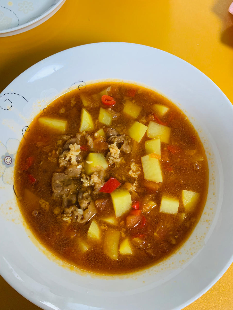 超开胃的番茄土豆肥牛汤‼️下米饭无敌了