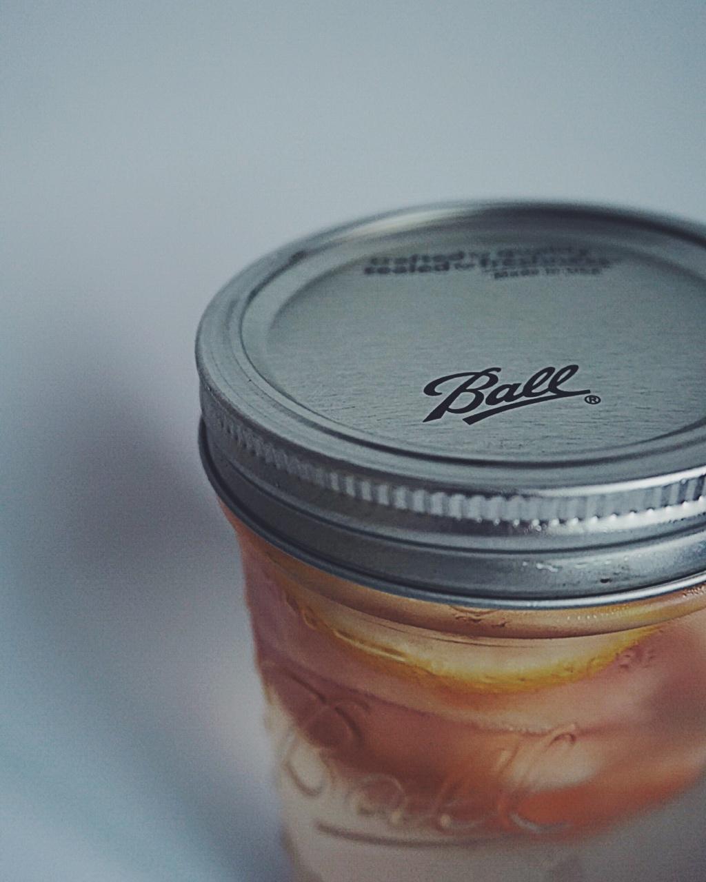 夏日清凉桃子汽水