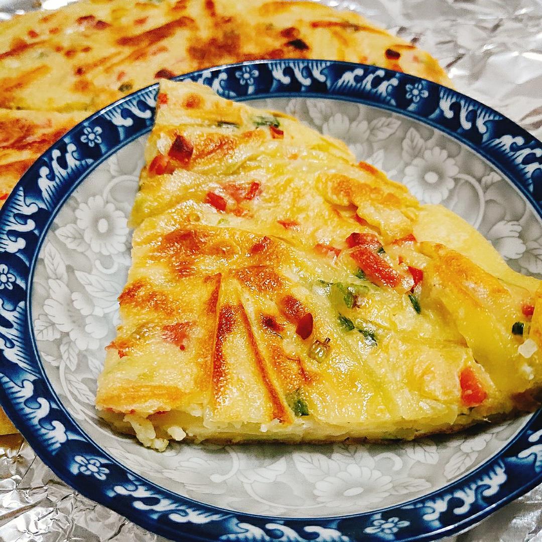 葱花蛋饼（快手营养早餐）