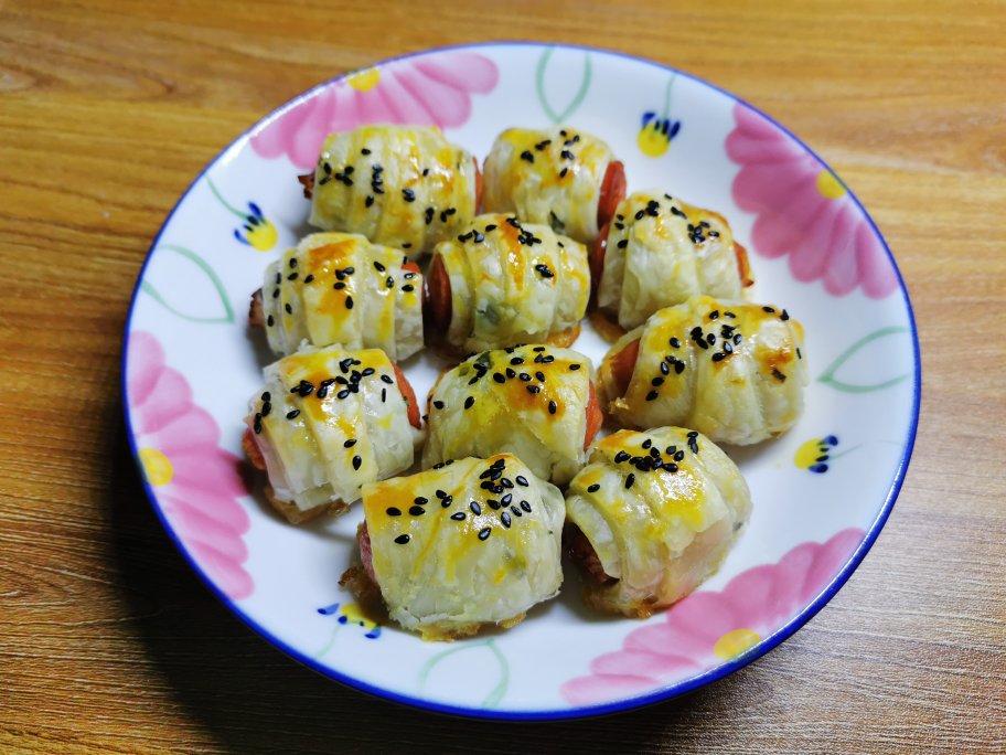 香肠可颂🥐（手抓饼版）