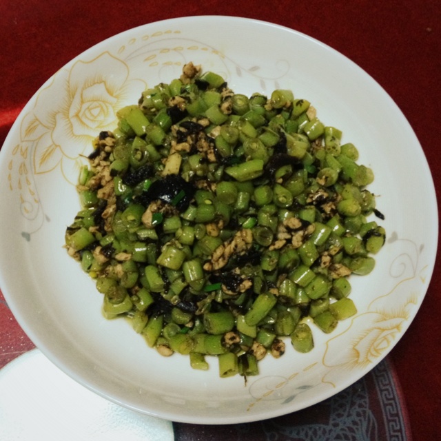 橄榄菜炒四季豆