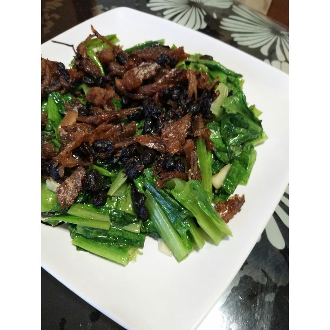 豆豉鲮鱼油麦菜