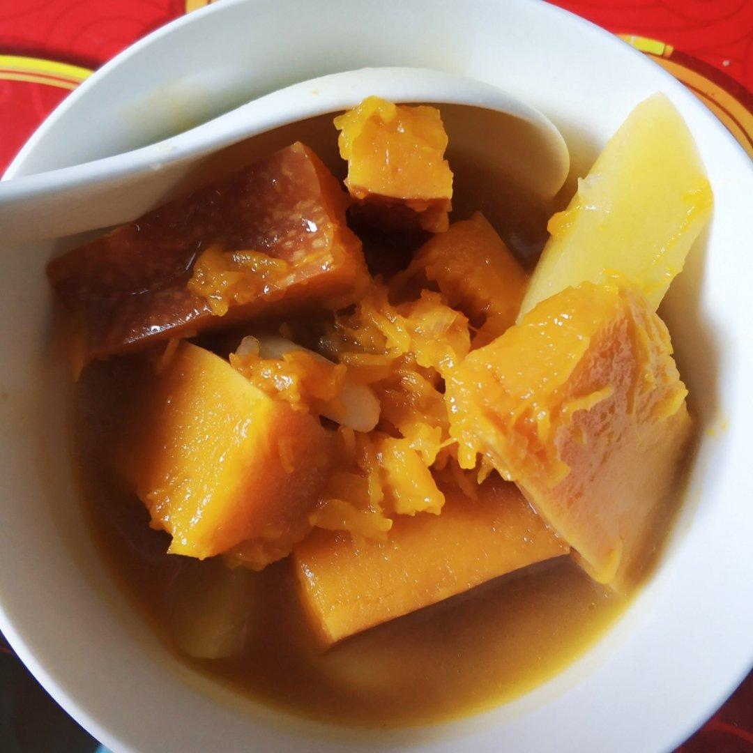 南瓜炖土豆
