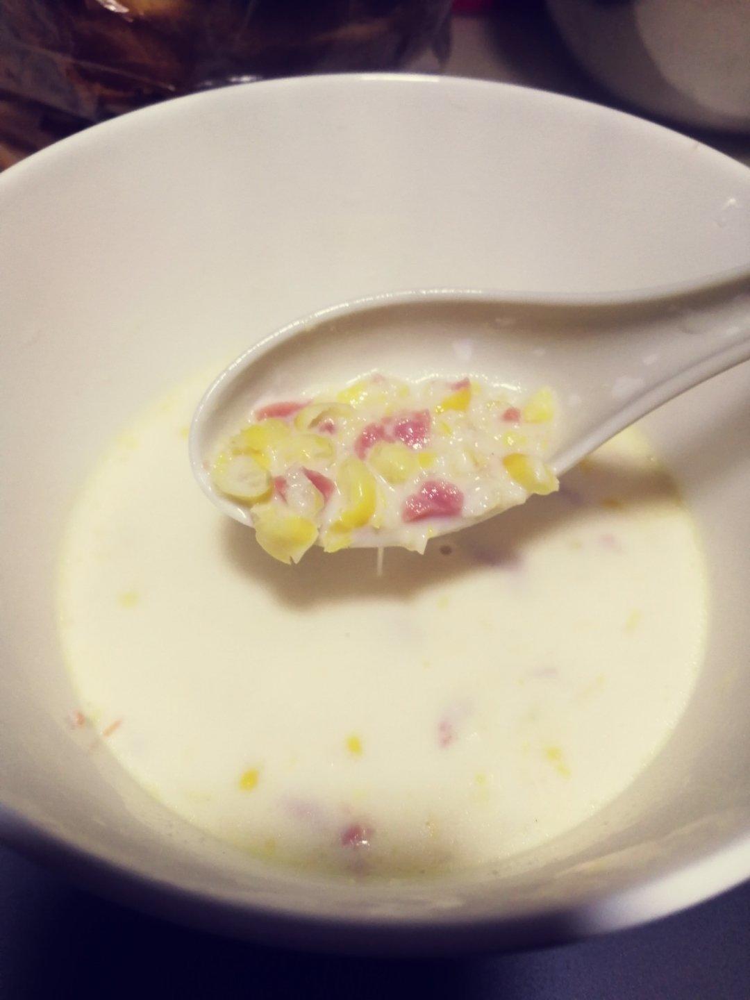 超快手玉米浓汤