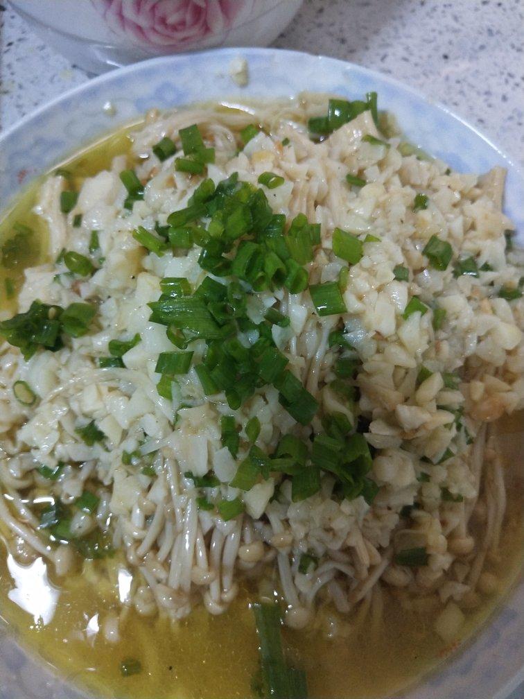 蒜蓉蒸金针菇