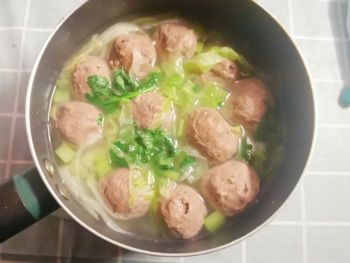 潮汕牛肉丸汤（自我理解）的做法