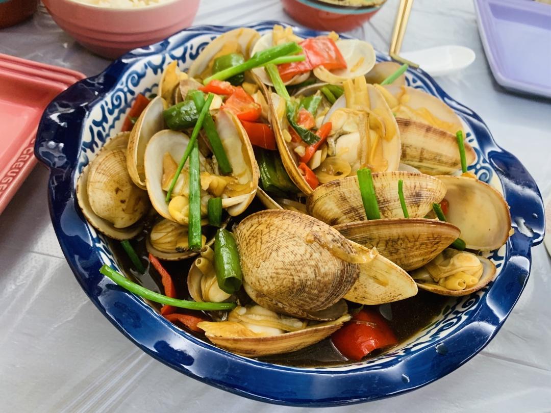 豉椒炒花甲