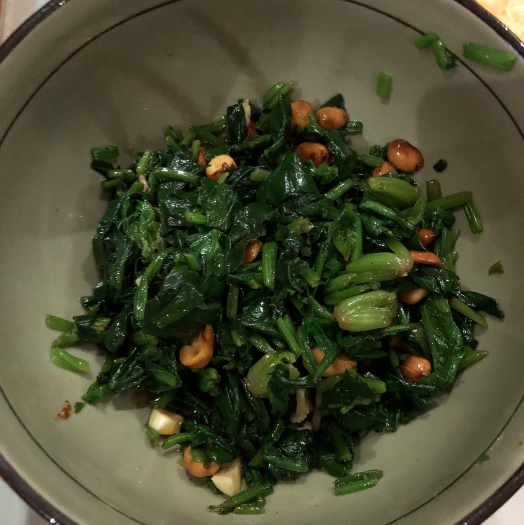 凉拌菠菜