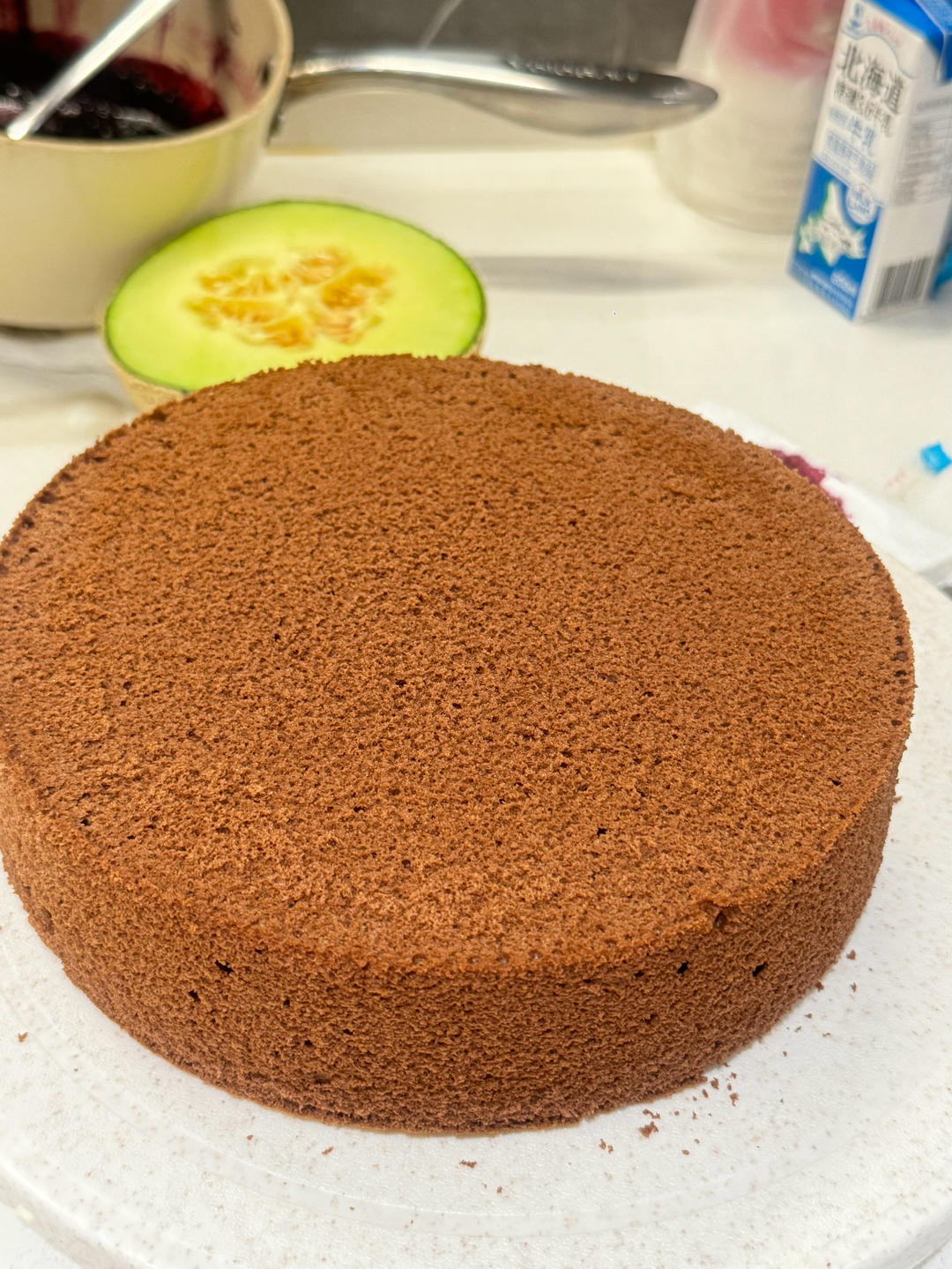 可可戚风蛋糕～8寸～百分百成功