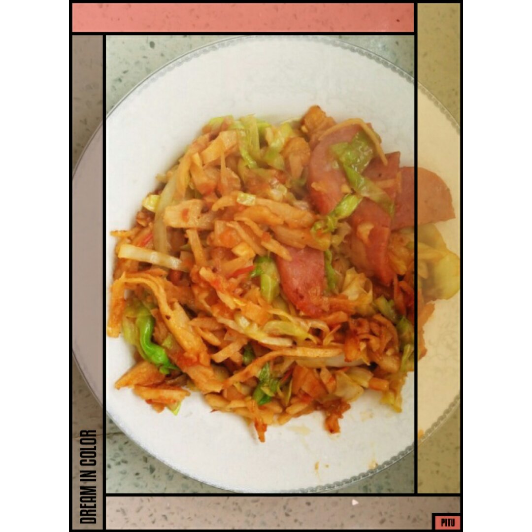 素炒饼