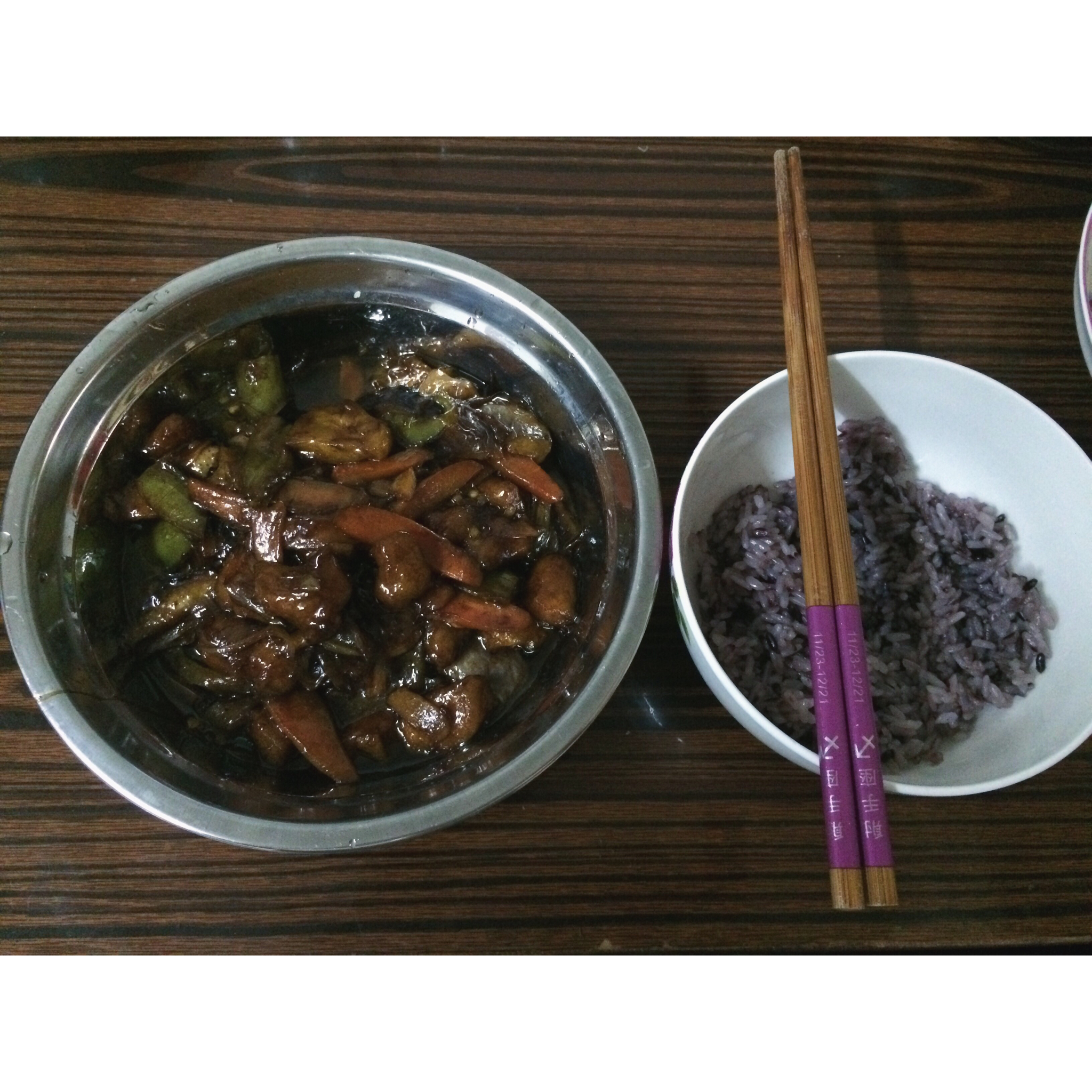 溜肉段烧茄子（东北硬菜呀哈哈）