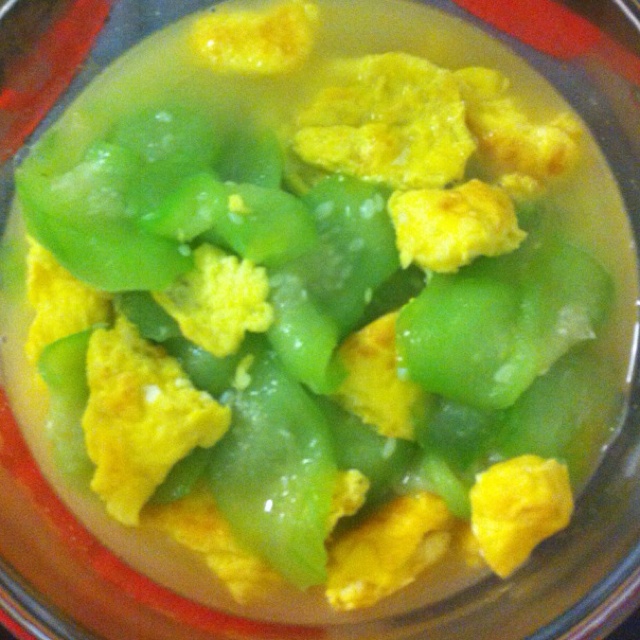 丝瓜炒蛋
