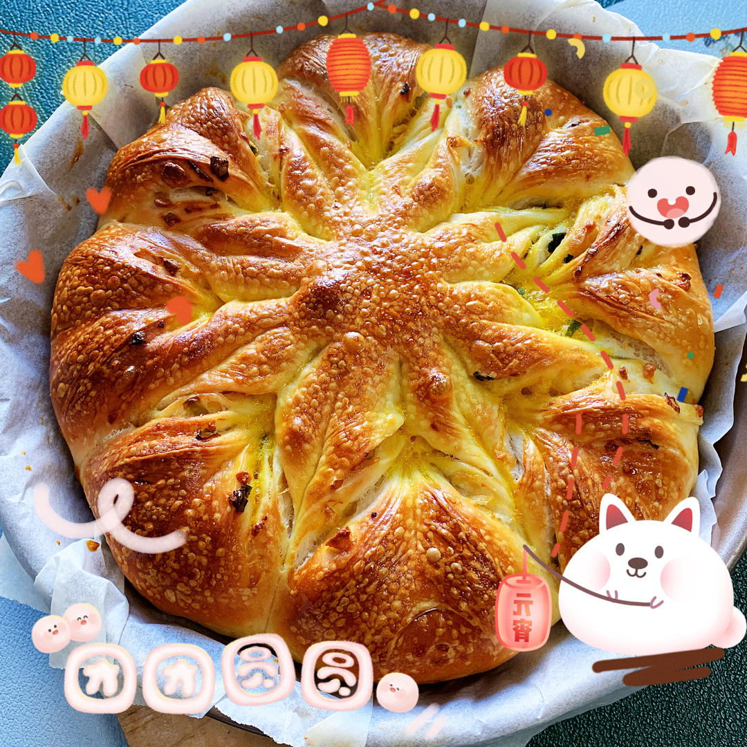 【小高姐】蒜香浓郁 造型优美 不用揉出手膜的面包