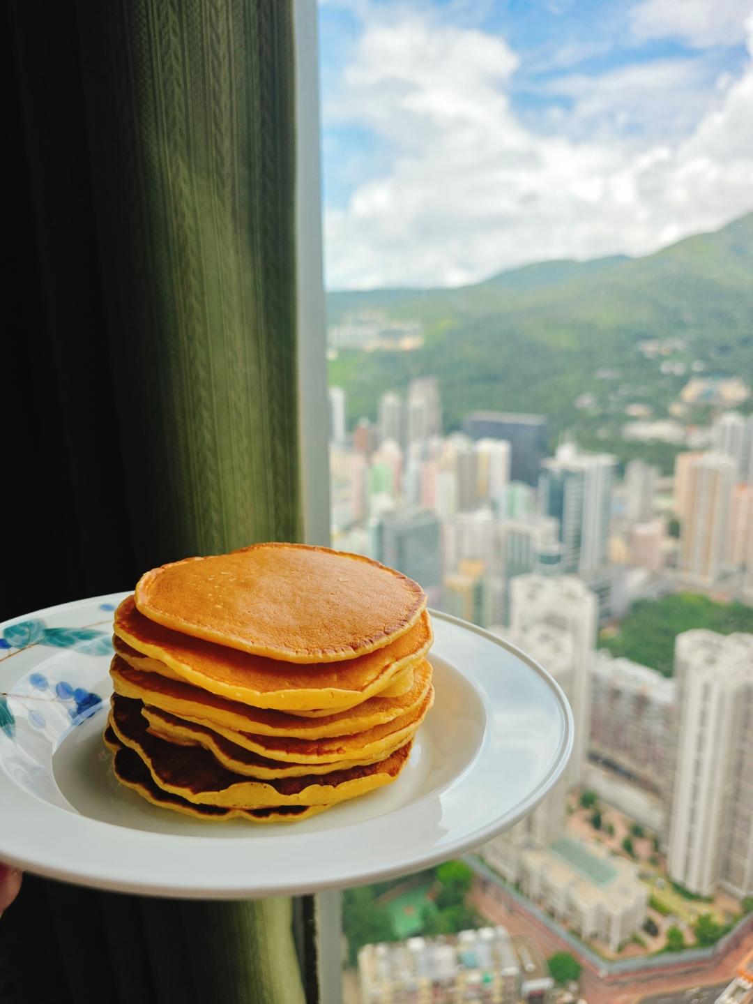 松饼（酒店配方，家里平底锅就可以做，小朋友最爱）