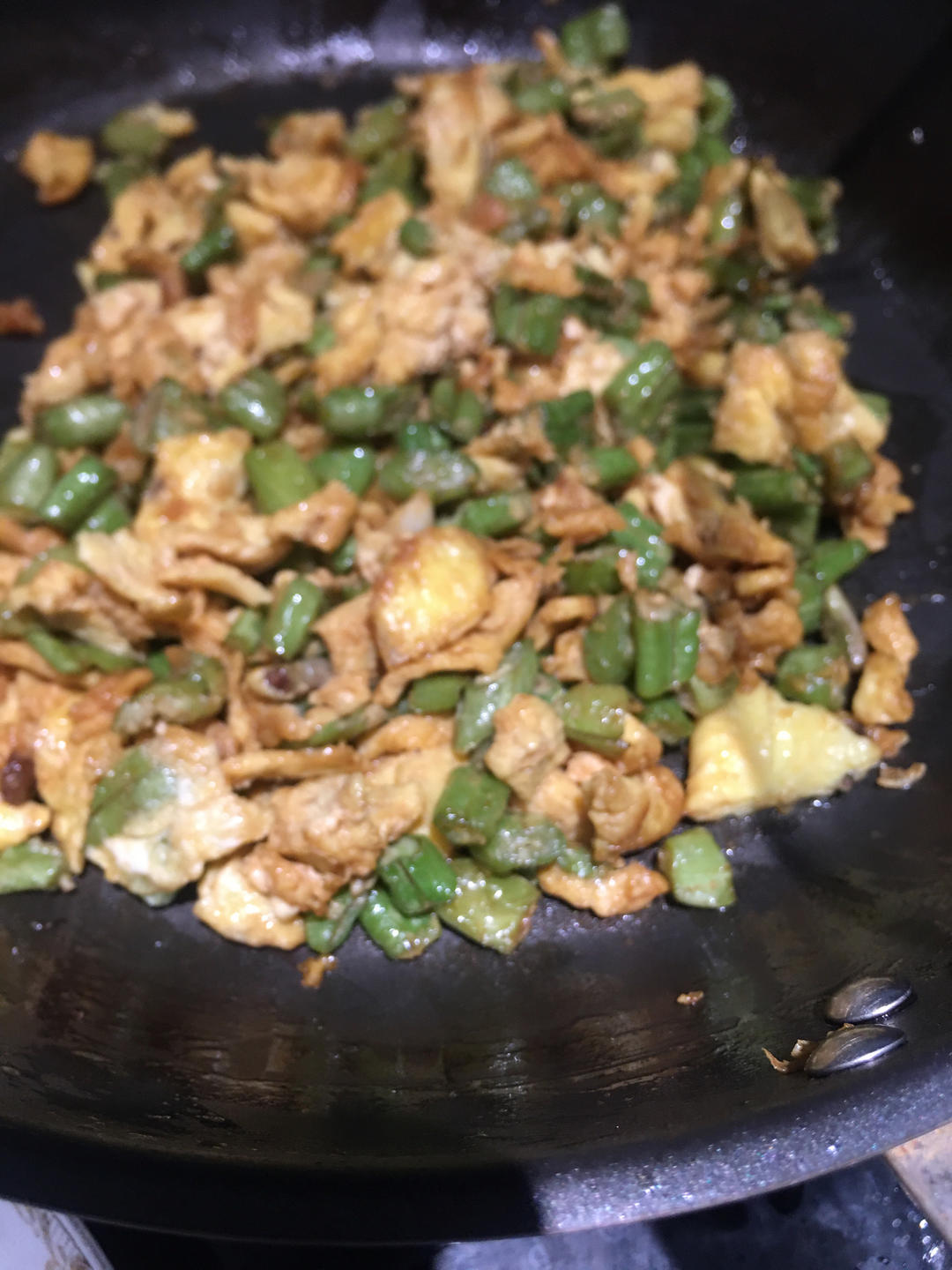 豆角炒蛋超级下饭菜，不好吃算我输