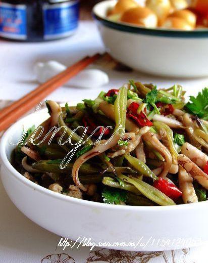 眉豆炒虾酱的做法