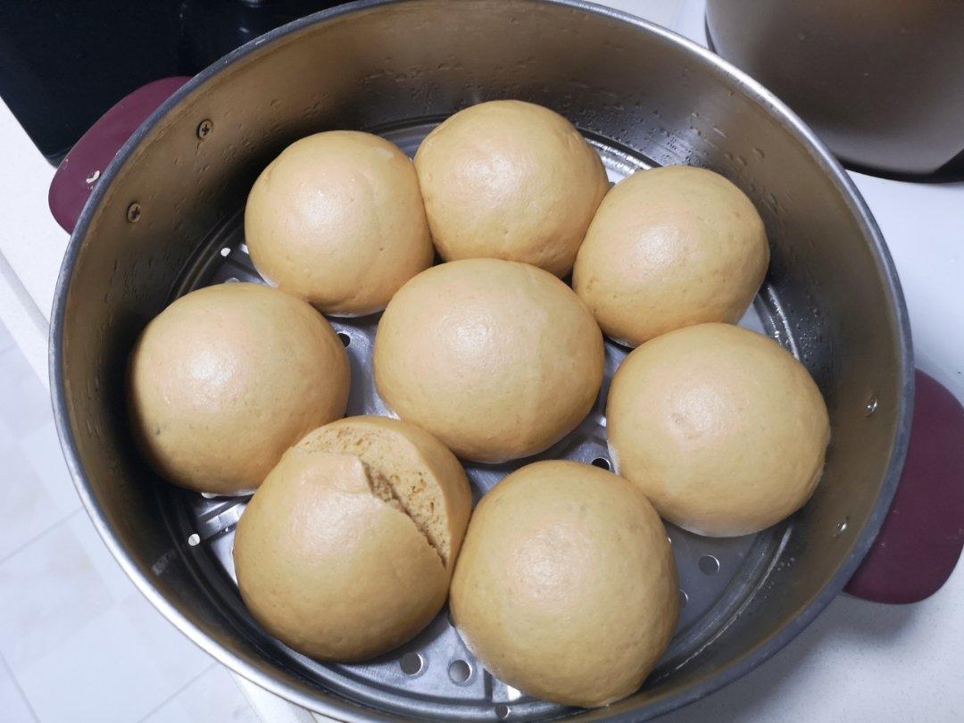 有着面包口感的红糖馒头（一次发酵）