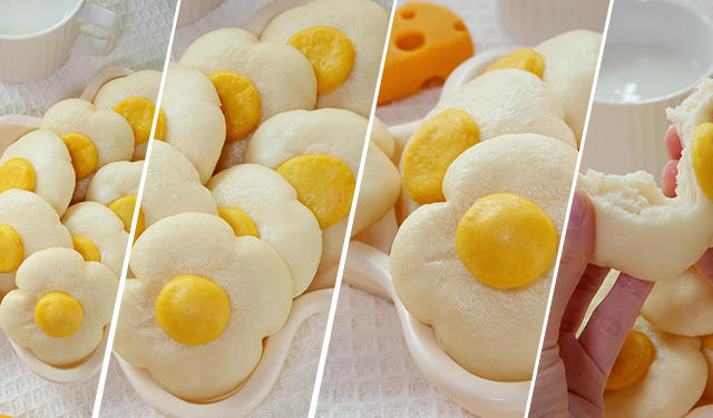 荷包蛋馒头【宝宝辅食】的做法