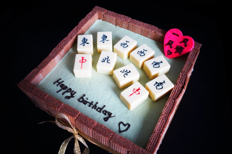 巧克力抹茶慕斯蛋糕