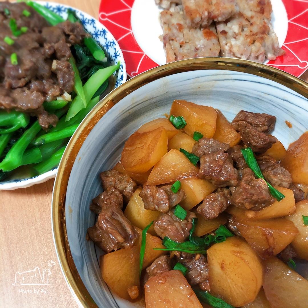 萝卜炖牛肉