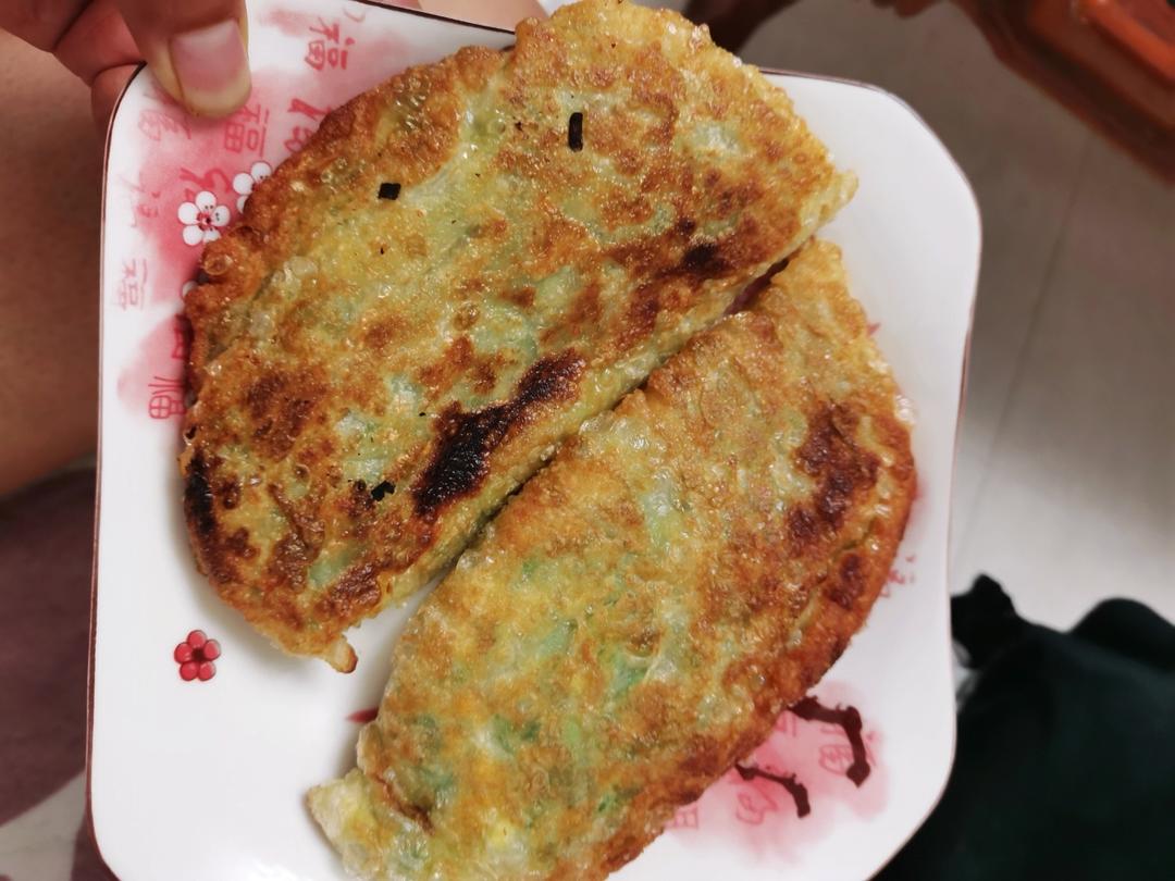 手抓饼版韭菜盒子